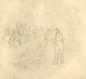 Institutsspaziergang, mediados-finales del siglo XIX, c1924