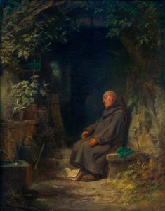 Ermitaño viejo durmiendo