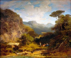 Paisaje del sur de Carl Spitzweg