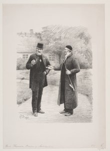 El sacerdote y el maestro de escuela de Carl Thomsen