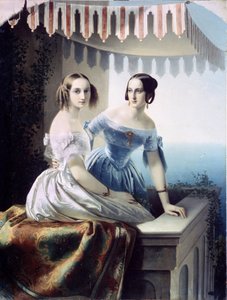Retrato de la Gran Duquesa Marie Nikolaievna de Rusia (Duquesa de Leuchtenberg de Carl Timoleon von Neff