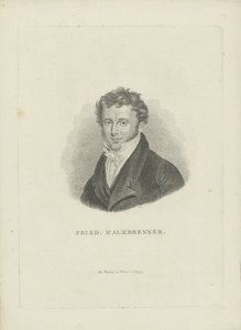 Retrato del compositor Friedrich Kalkbrenner 1785-1849, ca 1821 de Carl Traugott Riedel