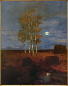 Noche de luna de Carl Vinnen