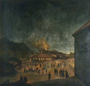 Celebración nacional en Bærum Jernverk (fábrica de hierro) Solsticio de verano