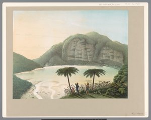 Lago del cráter del volcán Patocha en Java de Carl Wilhelm Mieling (possibly)