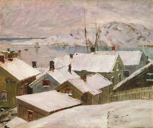 Fiskebackskil en invierno, 1899 de Carl Wilhelm Wilhelmson