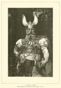 Un jefe vikingo de Carl after Haag