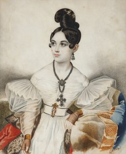Apollonia Apollinaria Mikhailovna Vielgorskaya 1818-1887, 1830s de Carl von Hampeln