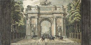 Festival en Catherinehof, 1824-1825 de Carl von Hampeln