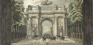 Festival en Catherinehof, 1824-1825 de Carl von Hampeln