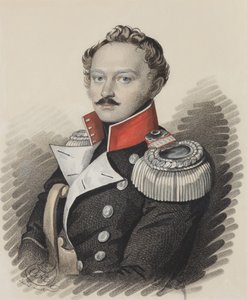Retrato de Alexander Stepanovich Talyzin 1795-1858, finales de 1820 de Carl von Hampeln
