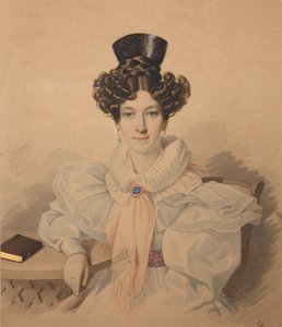 Retrato de Anna Platonovna Plautina, 1830s