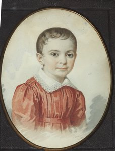 Retrato de Eugenia Kochubey de niña, 1849 de Carl von Hampeln