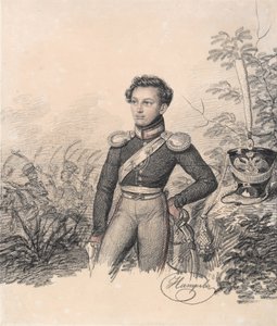 Retrato de Pavel Kotlubitsky, finales de 1810s de Carl von Hampeln