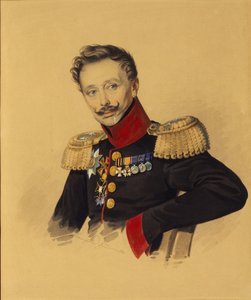 Retrato del príncipe Fyodor Fyodorovich Gagarin 1786-1863, 1830s de Carl von Hampeln