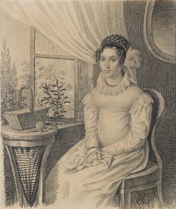 Retrato de Varvara Alexandrovna Korsakova, principios de 1820