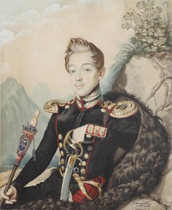 Retrato de Vasily Petrovich Milyukov 1814-1872, 1839