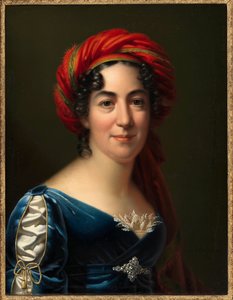 Retrato de la escritora Caroline Pichler 1769-1843 de Carl von Sales