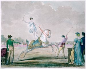 Ejercicios del Caballo de Circo, c1818-1836 de Carle Vernet