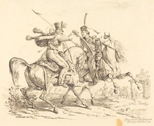 Húsar Golpeando a un Cosaco de Carle Vernet