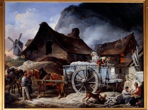 Horno de yeso en Montmartre de Carle Vernet