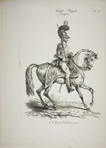 Guardia Real, Dragón Montado Normando y Caballo, No. 5, Primer Caballo de Limoges