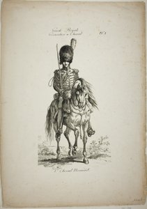 Guardia Real, Granadero Montado Normando y Caballo, No. 1 de Carle Vernet