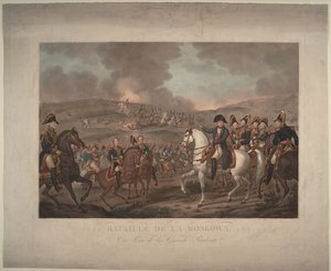 La Batalla de Borodino el 26 de agosto de 1812, 1825 de Carle Vernet