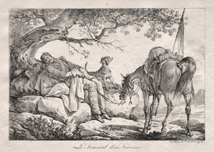 El soldado dormido de Carle Vernet