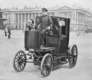 Coche eléctrico, Place de la Concorde, París