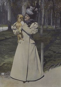 Mujer en un parque de París de Carle de Mazibourg