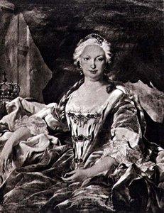 Isabella (Elizabeth) de Farnesio (1692-1766) (litografía) de Carle van (after) Loo