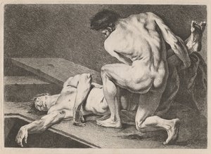 Un entierro de Carle van Loo