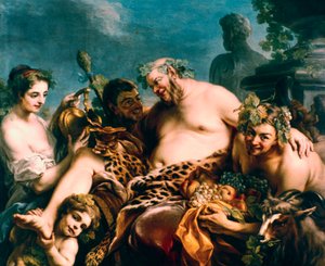 Silenus borracho, 1747 de Carle van Loo