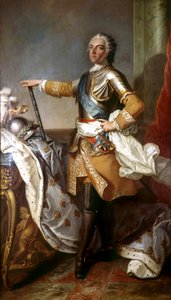 Luis XV (1710-1774) Rey de Francia en 1774-1792 de Carle van Loo