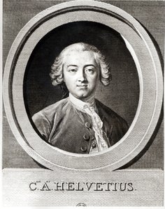 Retrato de Claude Adrien Helvetius (1715-1771) filósofo francés de Carle van Loo
