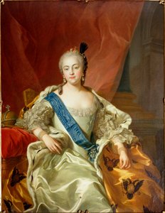 Retrato de la Emperatriz Isabel Petrovna, 1760 de Carle van Loo