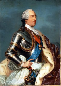 Retrato de Luis XV (1710 - 1774). Pintura de Carle Van Loo (1705 - 1765). de Carle van Loo