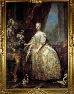 Retrato de la Reina María Leszczyńska, Reina de Francia de Carle van Loo