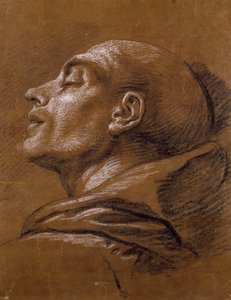 Estudio, dibujo a sanguina de Carle van Loo