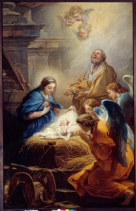 La adoración de los ángeles de Carle van Loo