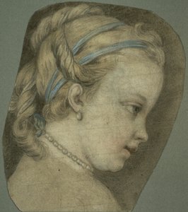 Chica joven mirando a la derecha de Carle van Loo