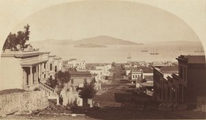 Isla de Alcatraz y Bahía de San Francisco, Mirando al Norte de Carleton E. Watkins