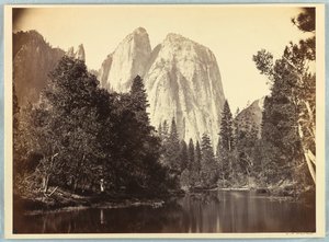 Rocas de la Catedral, Yosemite de Carleton E. Watkins