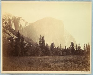 El Capitán, Yosemite de Carleton E. Watkins