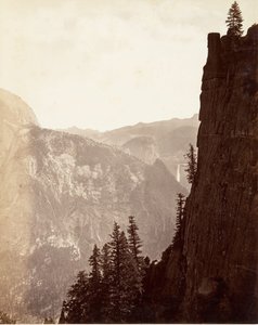 Vista general de Yosemite de Carleton E. Watkins.