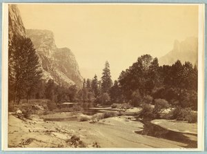Valle arriba, Yosemite de Carleton E. Watkins