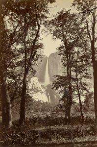 Cataratas de Yosemite, 2634 pies. de Carleton E. Watkins
