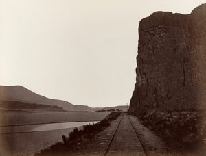 Cabo de Hornos cerca de Celilo, 1867 de Carleton Emmons Watkins