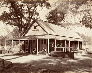 Salón Cosmopolita, ca. 1872, impreso ca. 1876 de Carleton Emmons Watkins